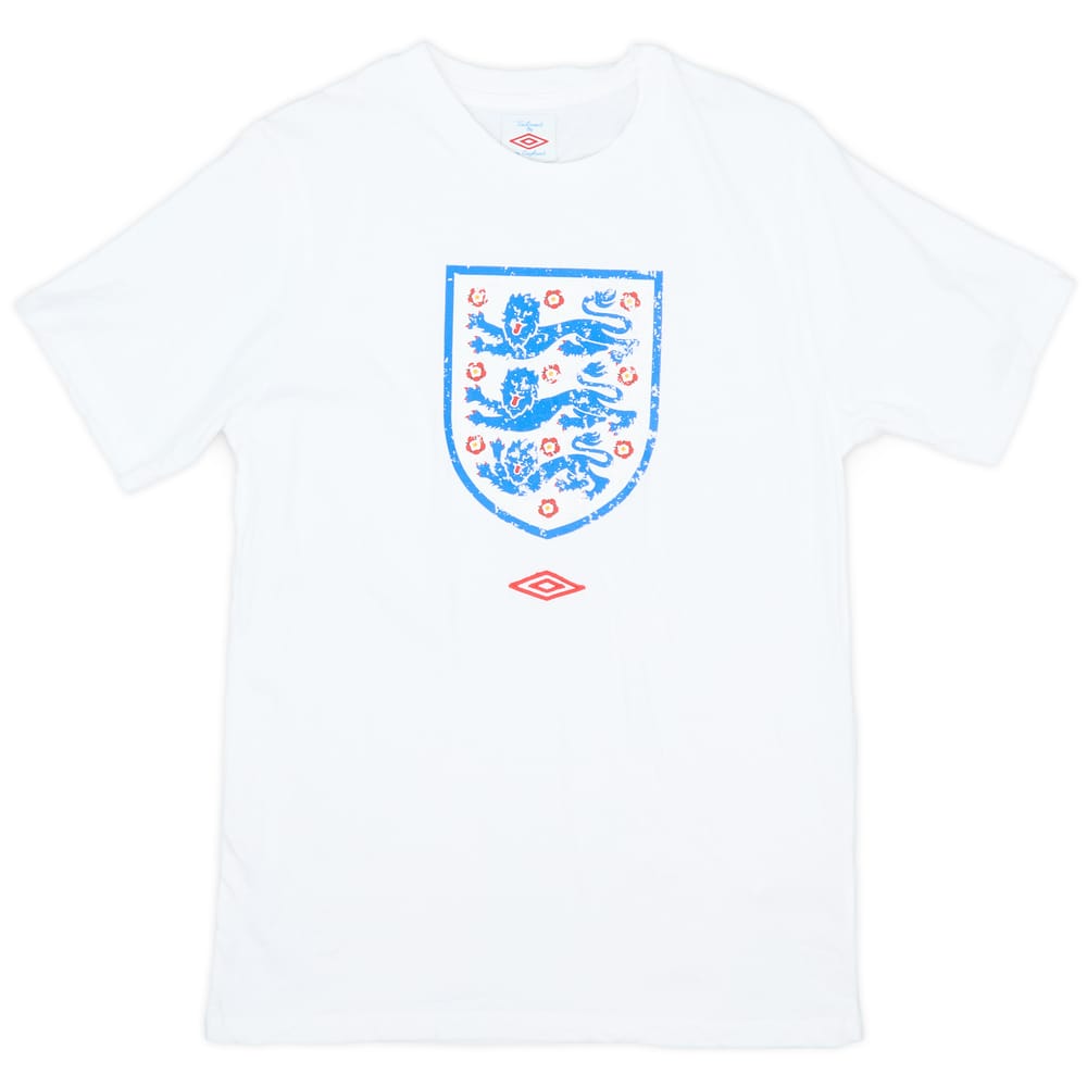 2008-10 England Umbro Cotton Tee - 9/10 - (M)