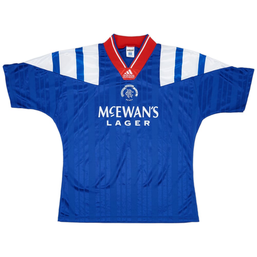 1992-94 Rangers Home Shirt #9 (McCoist) - 9/10 - (L/XL)