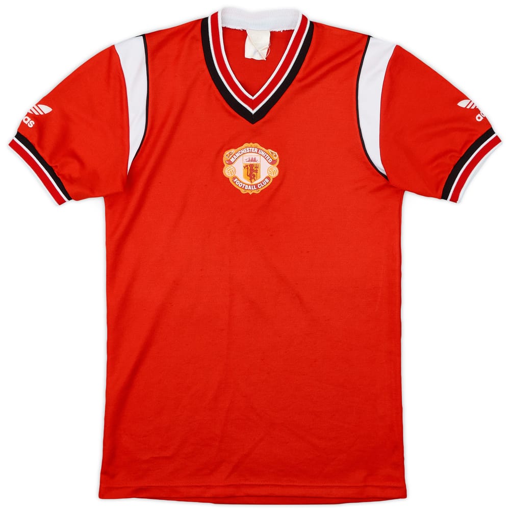 1984-86 Manchester United Home Shirt - 8/10 - (Y)