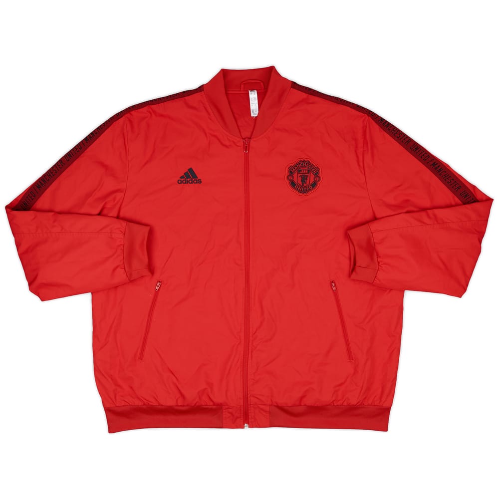 2019-20 Manchester United adidas Track Jacket - 8/10 - (XXL)