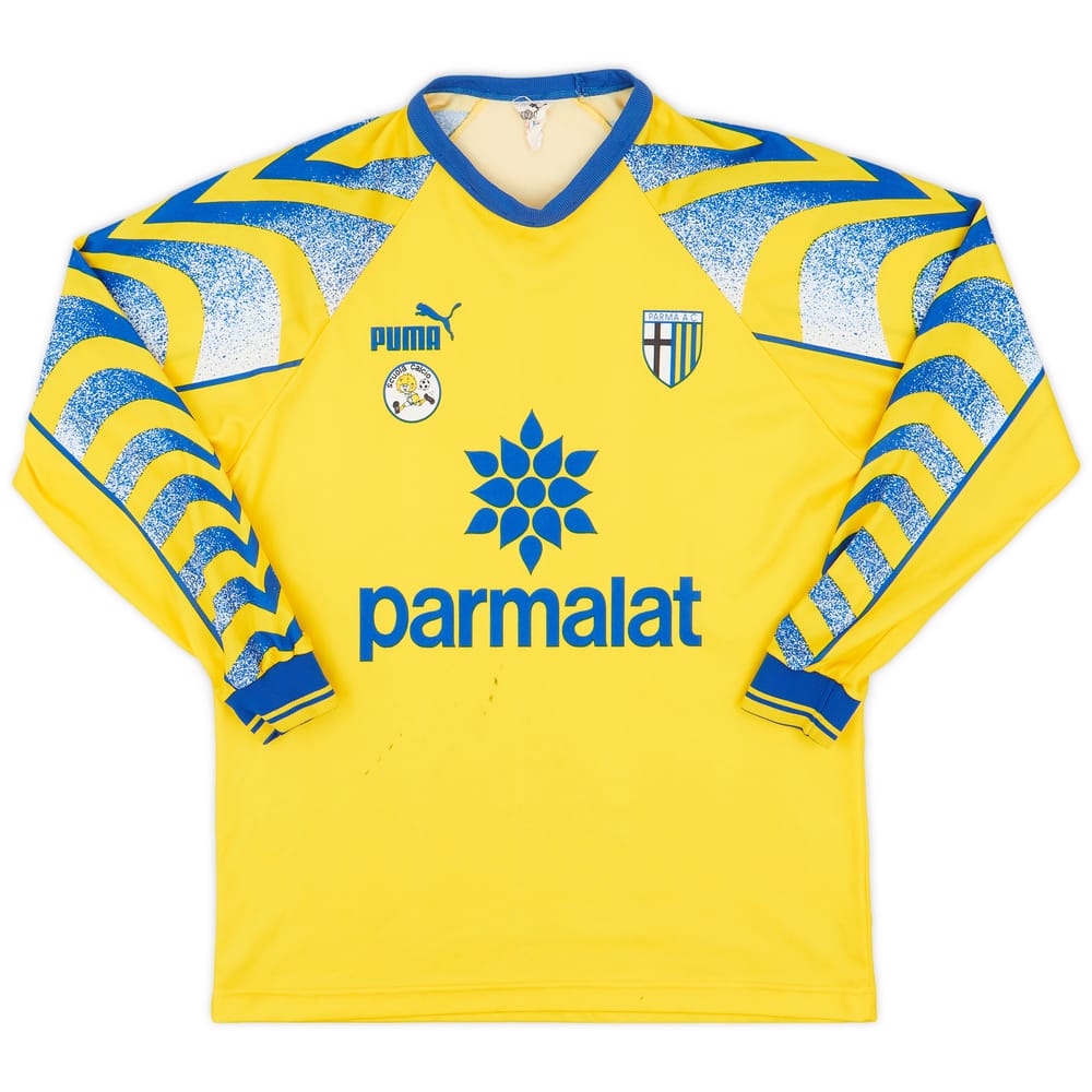 1995-97 Parma 'Scuola Calcio' Basic Third L/S Shirt - 6/10 - (S)