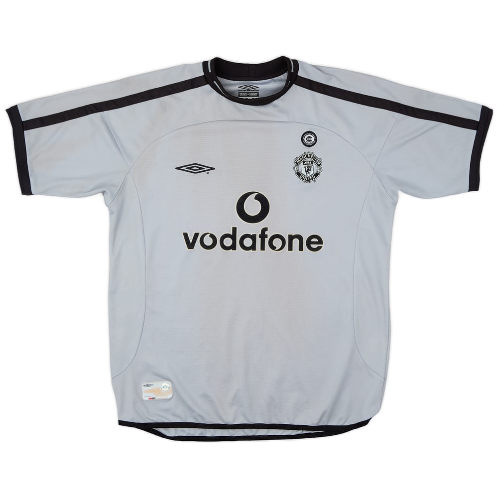 2001-02 Manchester United Centenary GK S/S Shirt - 8/10 - (M)
