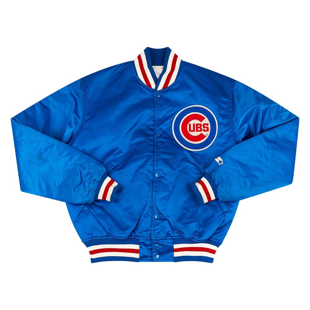 1990s Chicago Cubs Starter Satin Varsity Jacket L