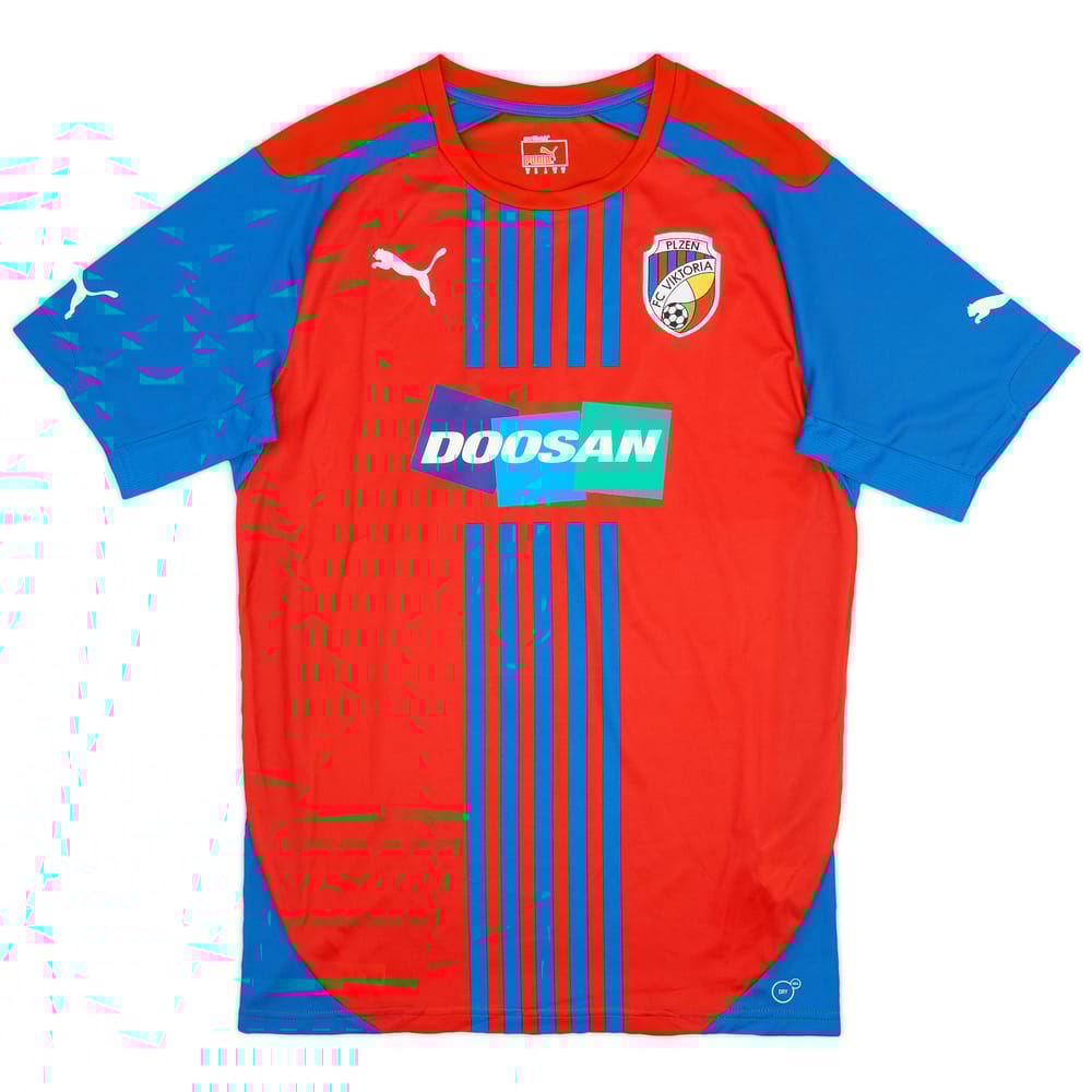 2014-15 Viktoria Plzen Home Shirt - 9/10 - (M)
