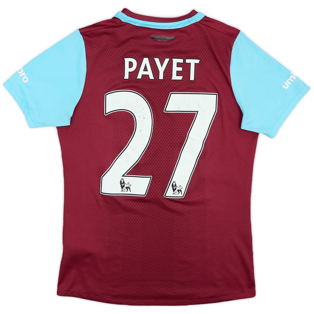 2015-16 West Ham 'Boleyn' Home Shirt Payet #27 - 6/10 - (M)