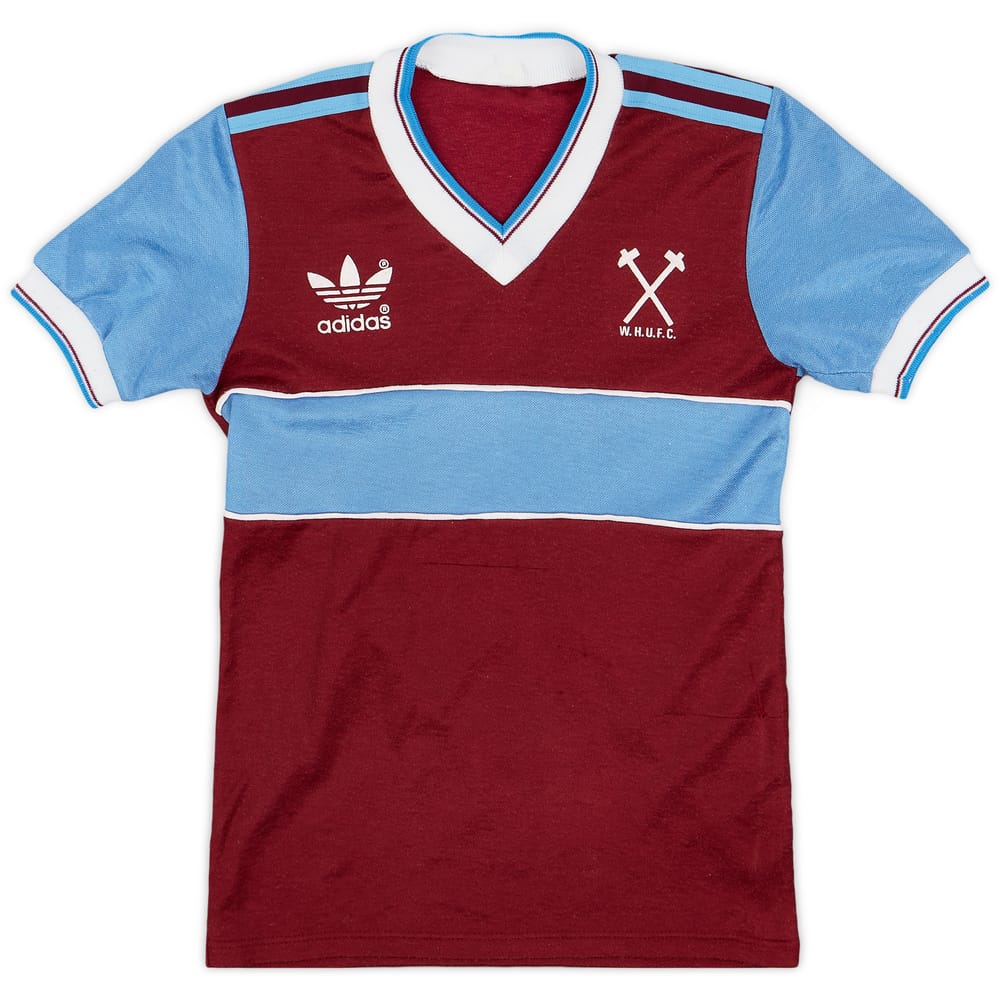 1983-85 West Ham Home Shirt - 8/10 - (L.Boys)