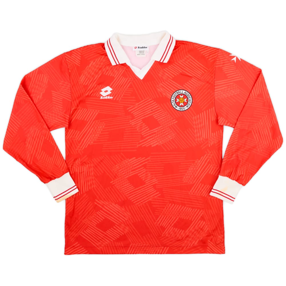1992-93 Malta Home L/S Shirt - 8/10 - (M)