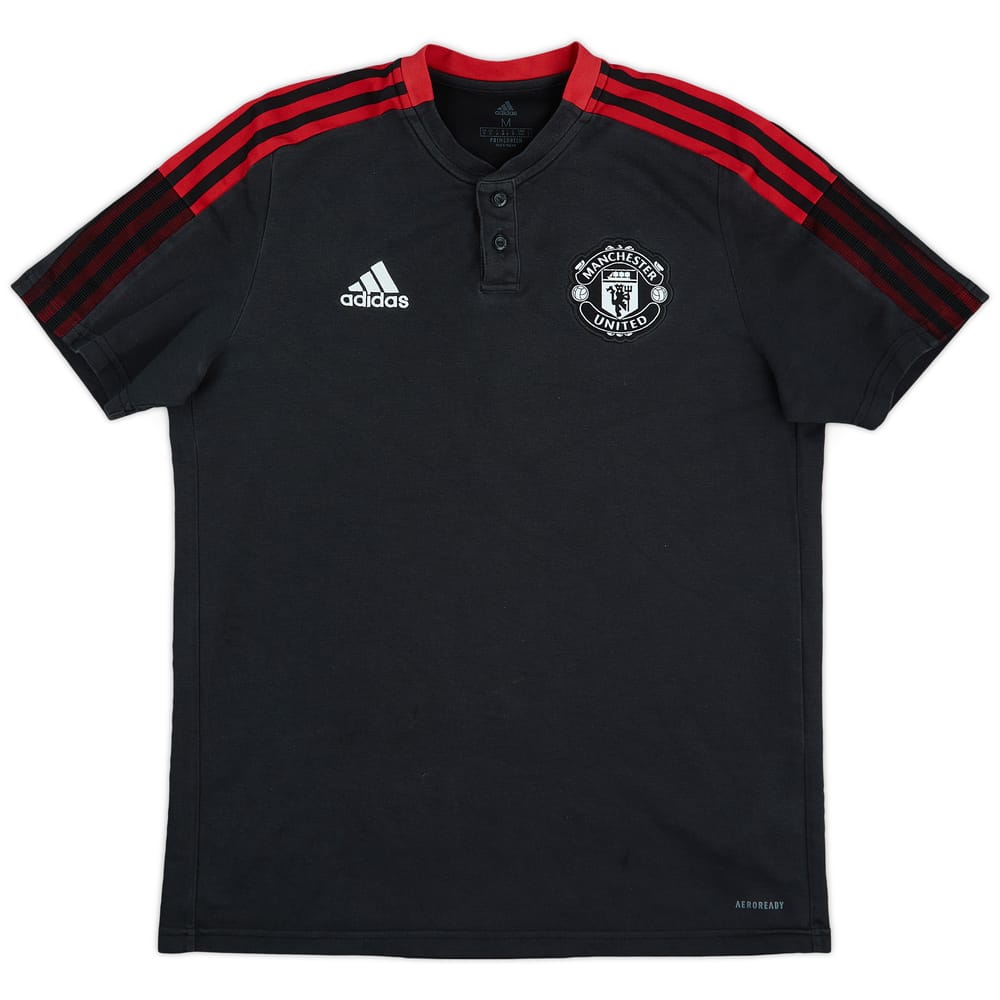 2021-22 Manchester United adidas Polo Shirt - 8/10 - (M)