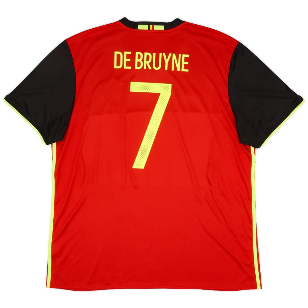 2016-17 Belgium Home Shirt De Bruyne #7 - 9/10 - (XXL)