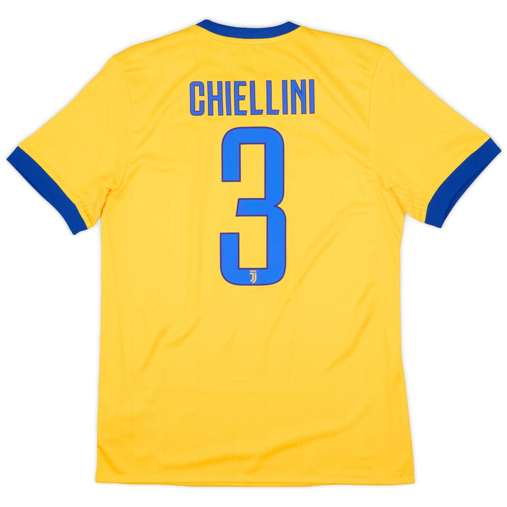 2017-18 Juventus Away Shirt Chiellini #3 (M)