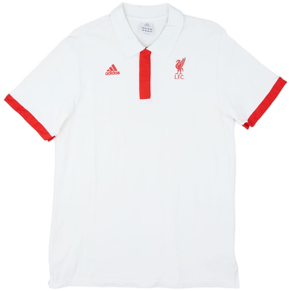 2009-10 Liverpool adidas Polo Shirt - 8/10 - (L)