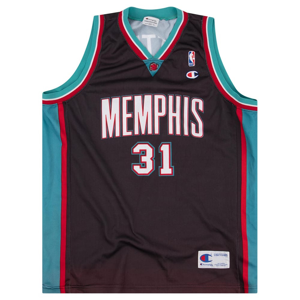 2001-02 Memphis Grizzlies Battier #31 Champion Jersey (Away) XL