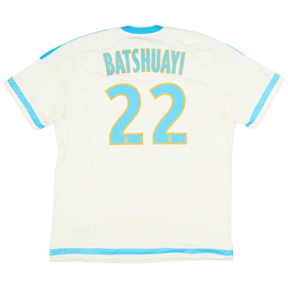 2015-16 Olympique Marseille Home Shirt Batshuayi #22 - 5/10 - (XL)