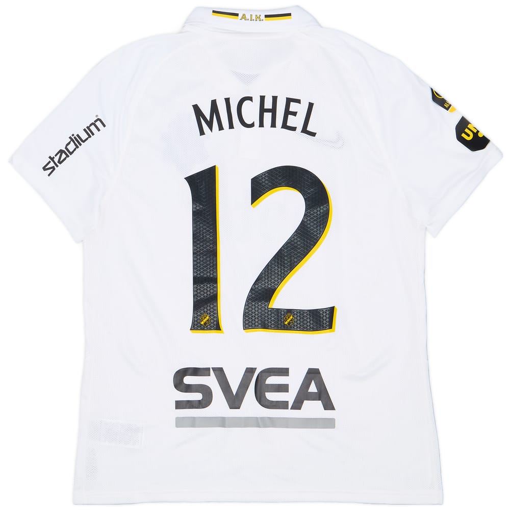 2020 AIK Match Issue Away Shirt Michel #12