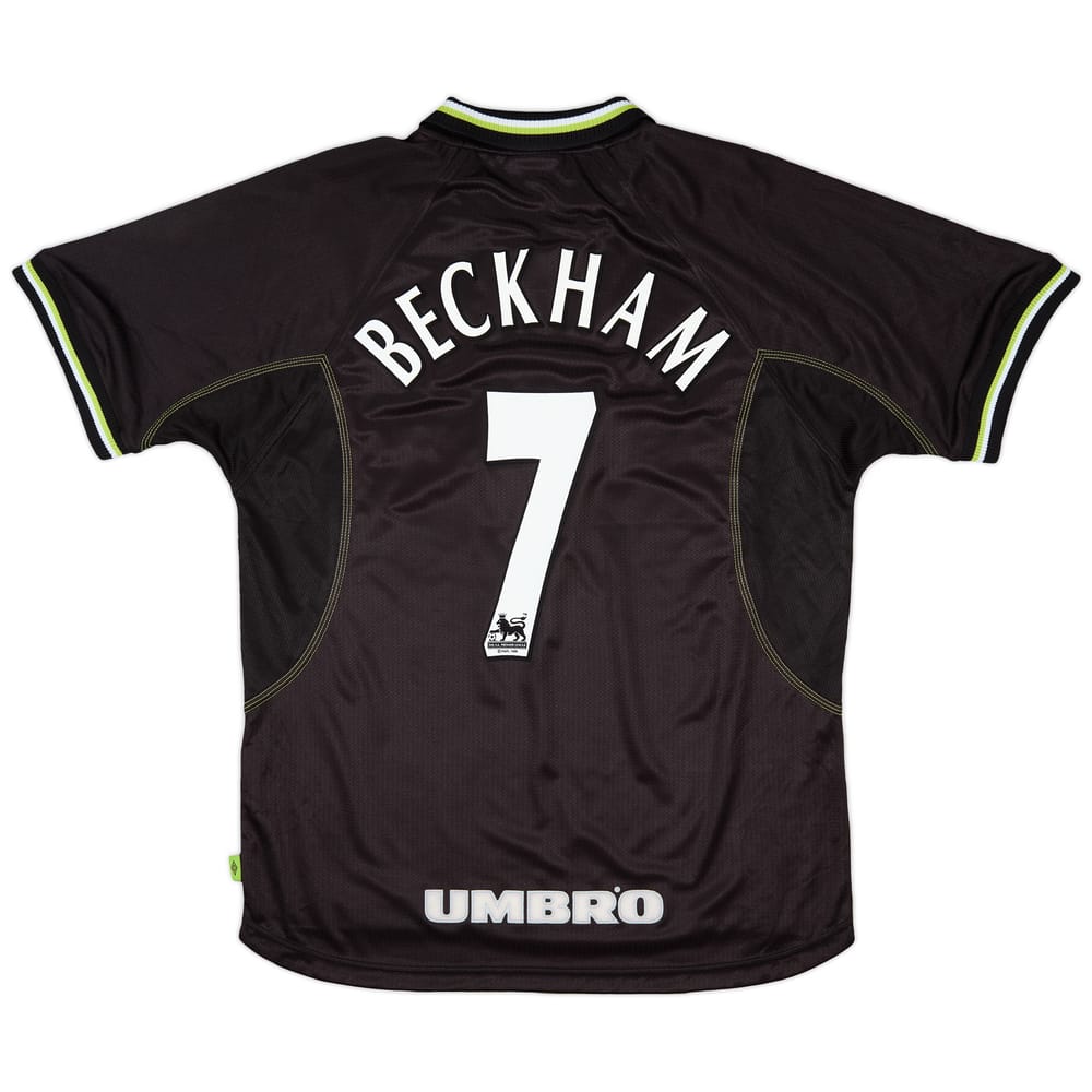 1998-99 Manchester United Third Shirt Beckham #7 - 8/10 - (L)