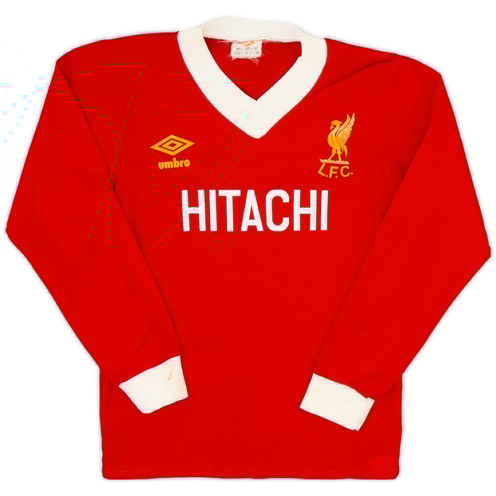 1976-79 Liverpool Home L/S Shirt - 9/10 - (S.Boys)
