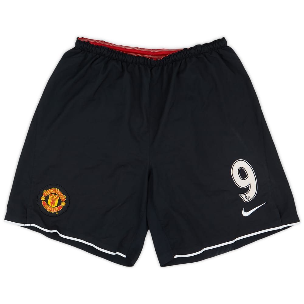2007-08 Manchester United Match Issue Away Shorts #9 (Saha)