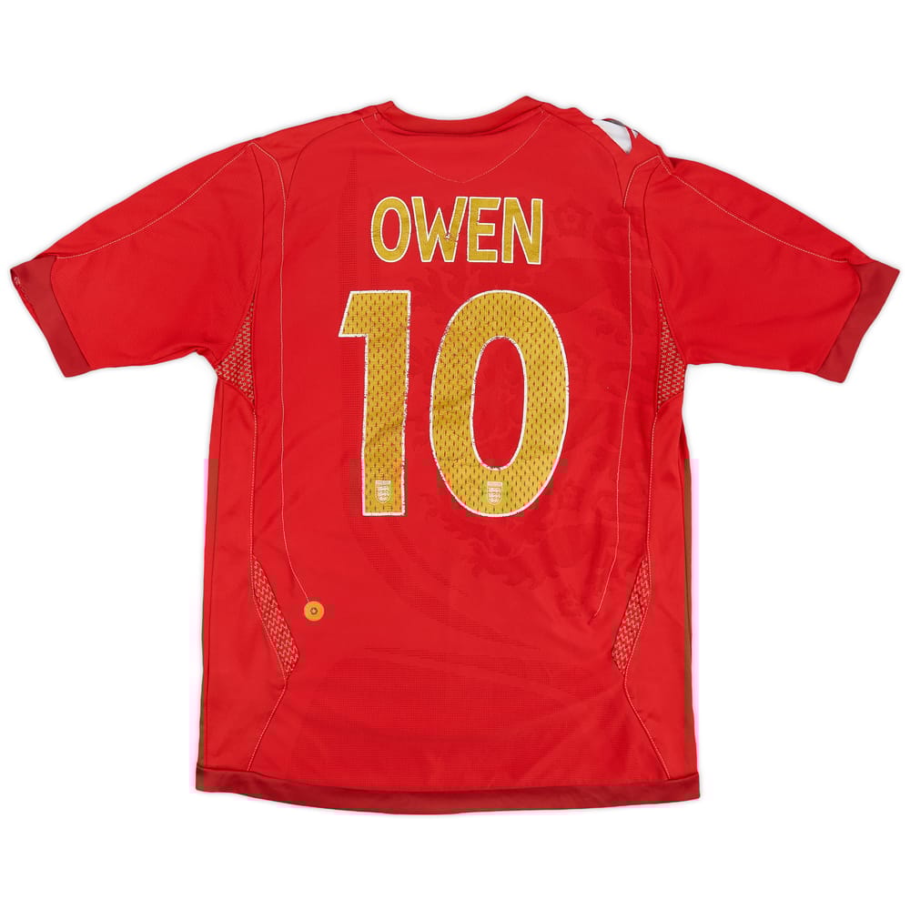 2006-08 England Away Shirt Owen #10 - 5/10 - (S)
