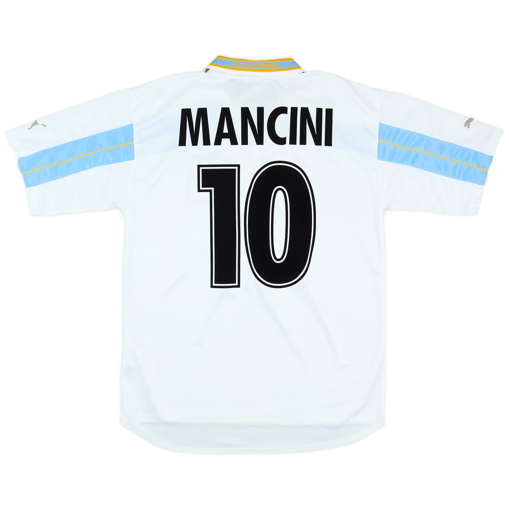 1999-00 Lazio Centenary Home Shirt Mancini #10 - 4/10 - (M)