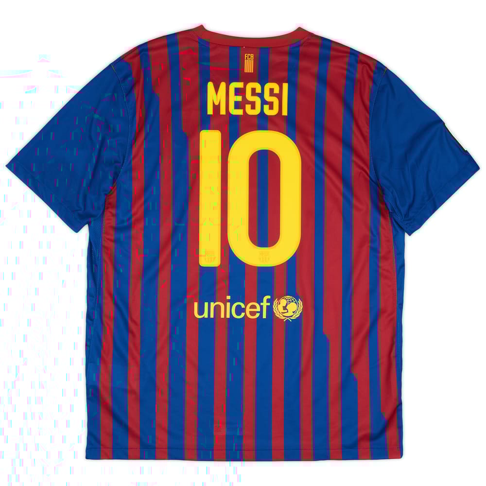 2011-12 Barcelona Home Shirt Messi #10 (XL)