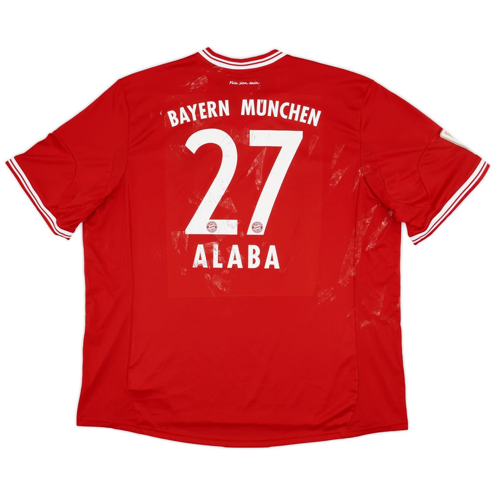 2013-14 Bayern Munich Home Shirt Alaba #27 - 4/10 - (3XL)