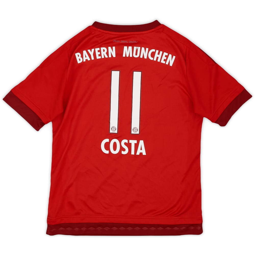 2015-16 Bayern Munich Home Shirt Costa #11 - 8/10 - (M.Boys)