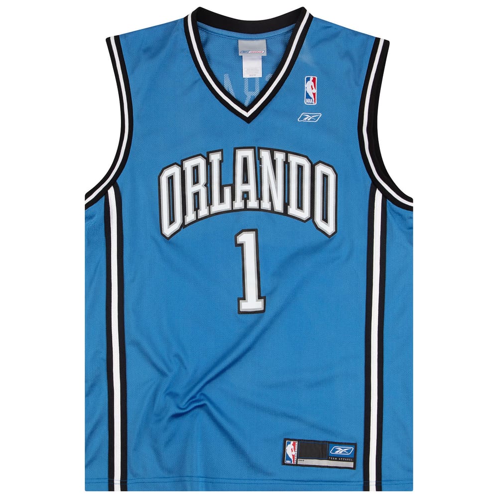 2003-04 Orlando Magic McGrady #1 Reebok Jersey (Away) Y