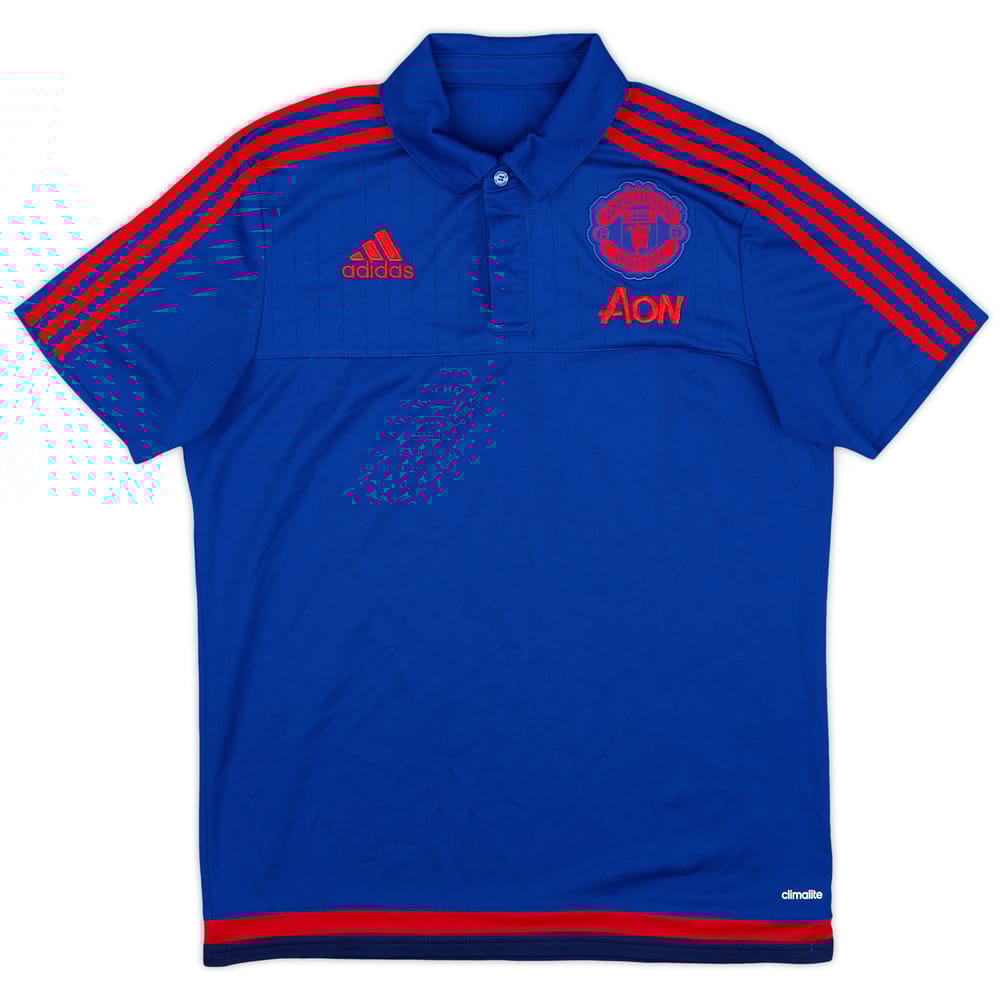 2015-16 Manchester United adidas Polo Shirt - 10/10 - (M)