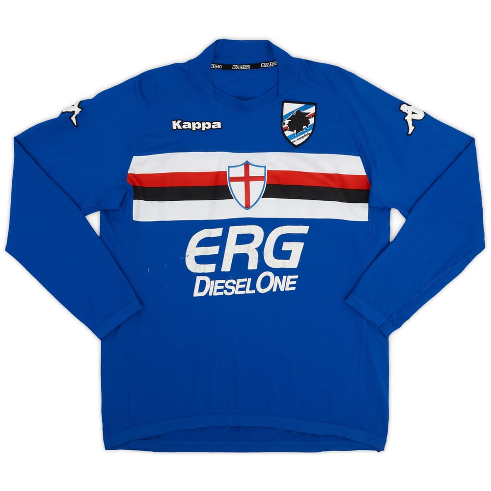 2005-07 Sampdoria Home L/S Shirt - 5/10 - (XXL)