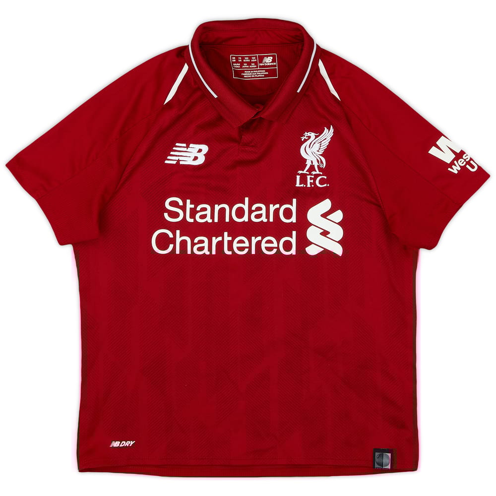 2018-19 Liverpool Home Shirt - 9/10 - (S.Boys)