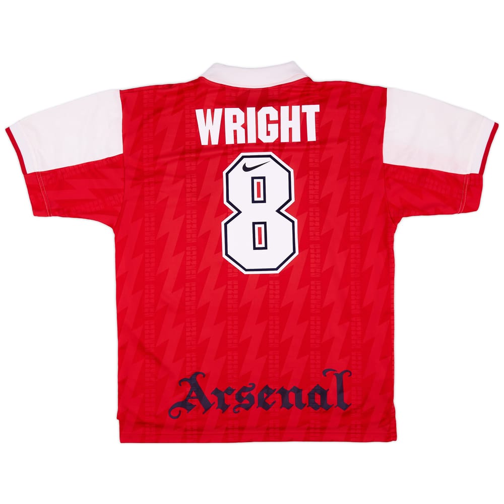 1994-96 Arsenal Home Shirt Wright #8 - 9/10 - (XL)