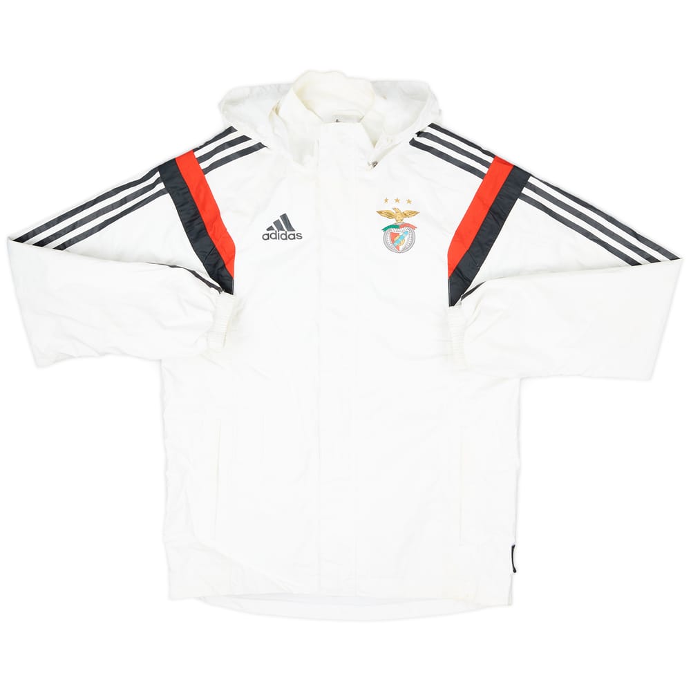 2015-16 Benfica adidas Hooded Rain Jacket - 6/10 - (S)