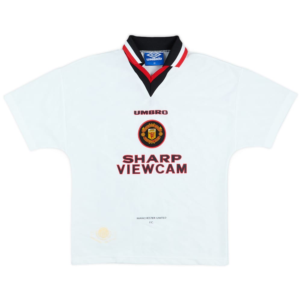 1996-97 Manchester United Away Shirt - 6/10 - (L.Boys)