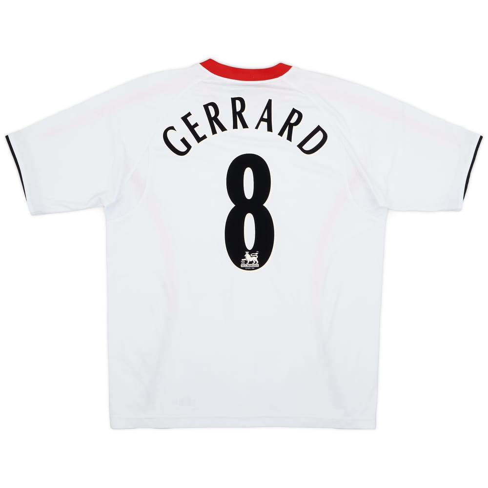 2005-06 Liverpool Away Shirt Gerrard #8 - 6/10 - (L)