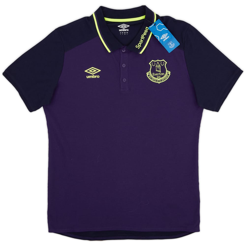 2017-18 Everton Umbro Polo Shirt (L)