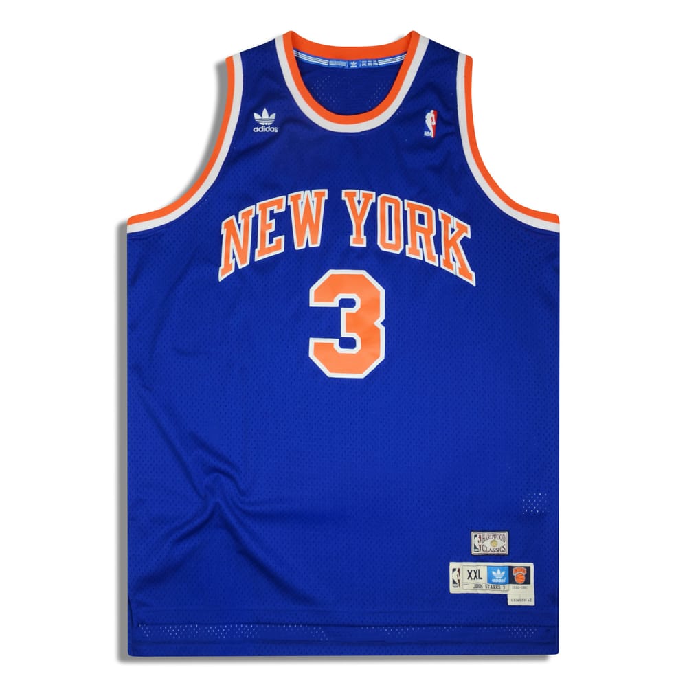 1990-91 New York Knicks Starks #3 adidas Hardwood Classics Jersey (Away) XXL