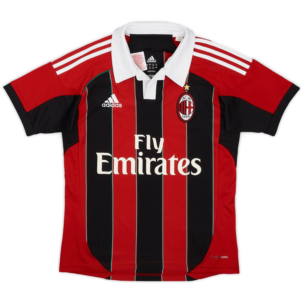 2012-13 AC Milan Home Shirt - 7/10 - (L.Boys)