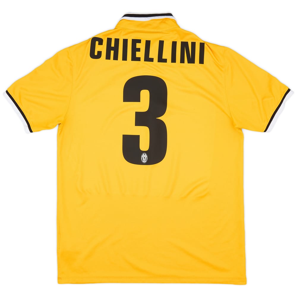 2013-14 Juventus Away Shirt Chiellini #3 - 6/10 - (L)