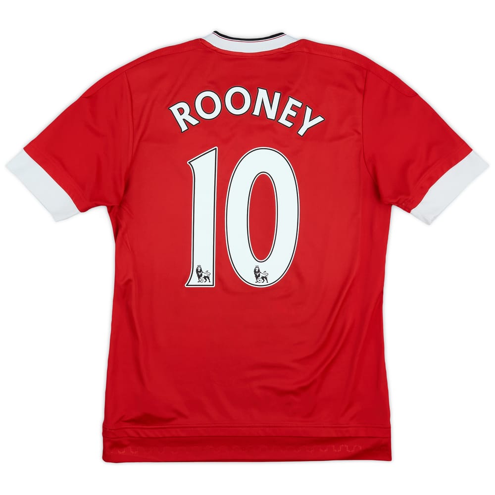 2015-16 Manchester United Home Shirt Rooney #10 - 5/10 - (XS)