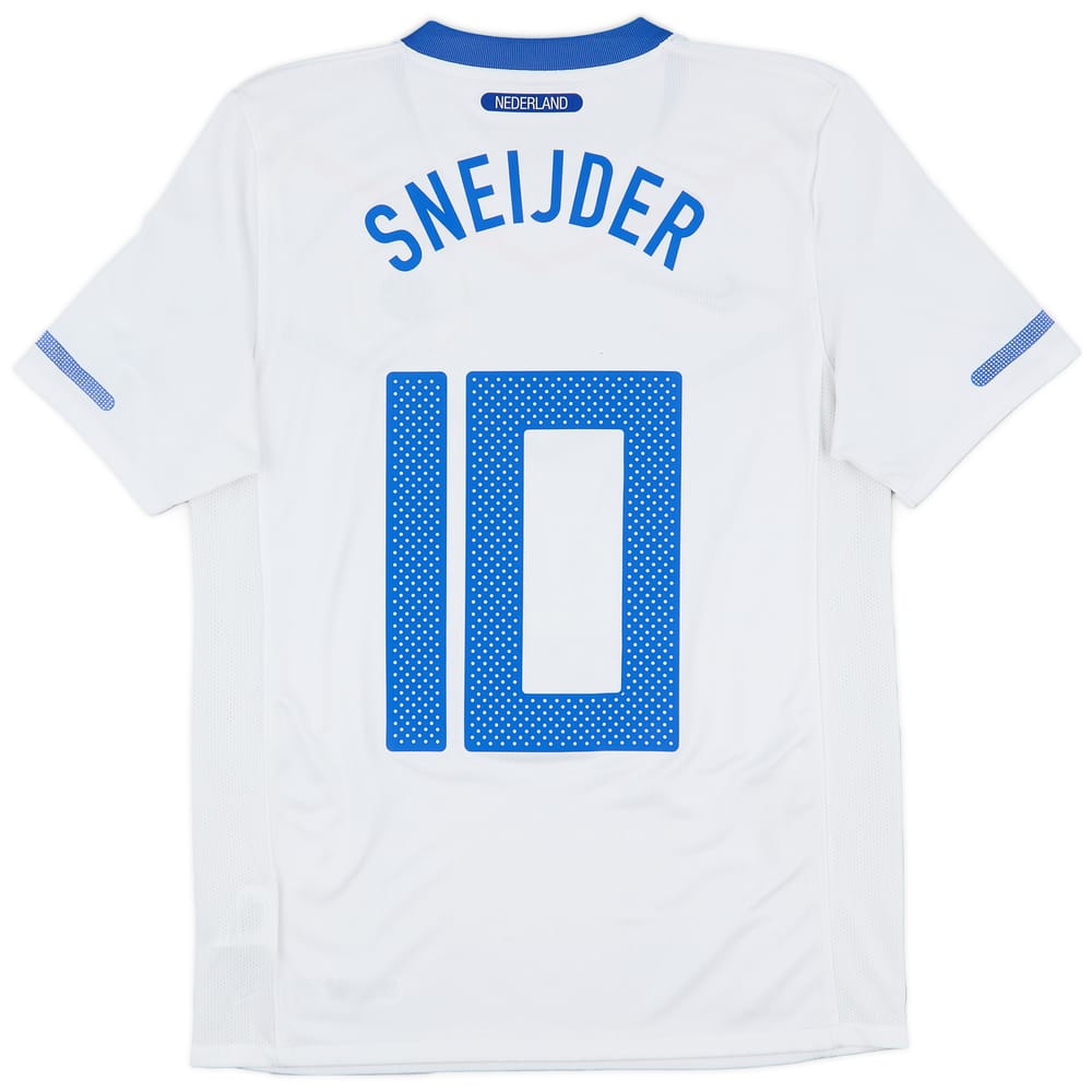 2010-11 Netherlands Away Shirt Sneijder #10 - 7/10 - (S)