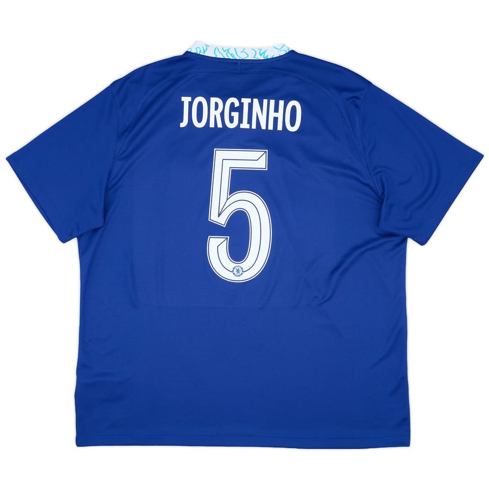 2022-23 Chelsea Home Shirt Jorginho #5 - 9/10 - (XXL)