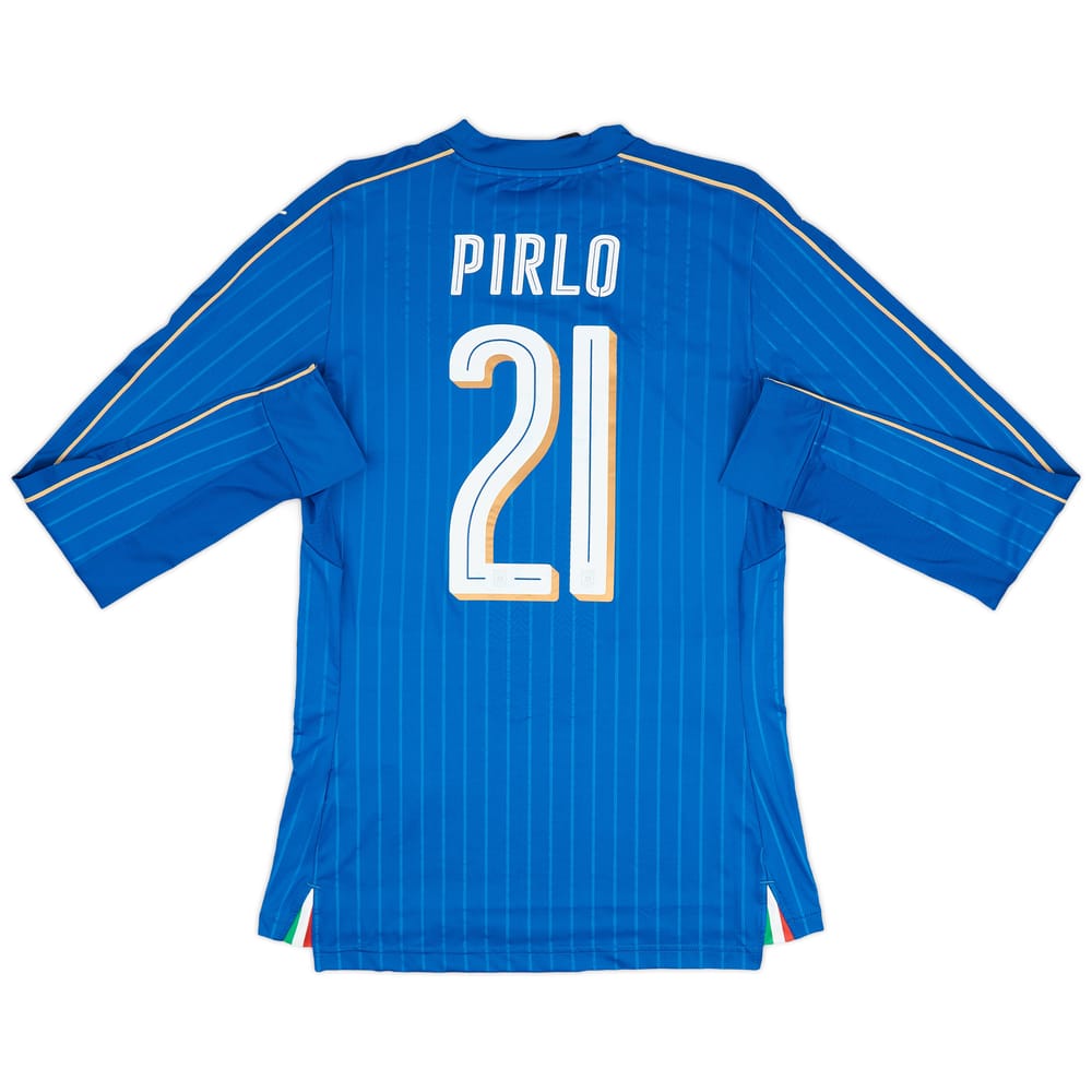 2016-17 Italy Player Issue Home L/S Shirt Pirlo #21 (XL)