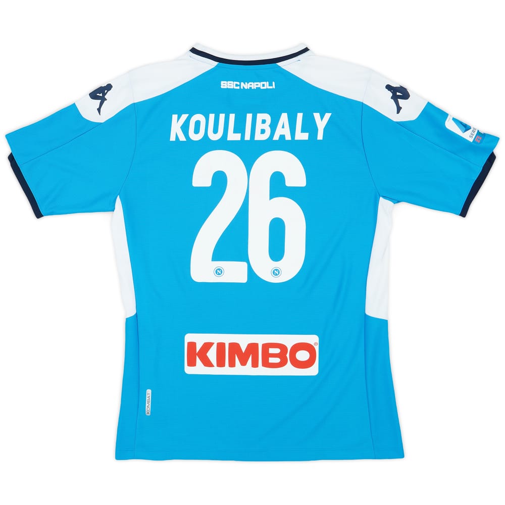 2019-20 Napoli Authentic Home Shirt Koulibaly #26 - 7/10 - (XL)