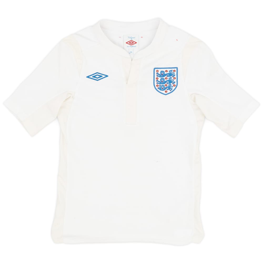 2010-11 England Home Shirt - 9/10 - (S.Boys)