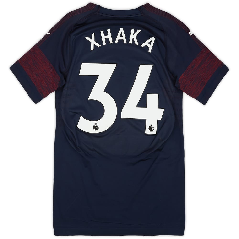 2018-19 Arsenal Player Issue Away Shirt Xhaka #34 - 7/10 - (L)