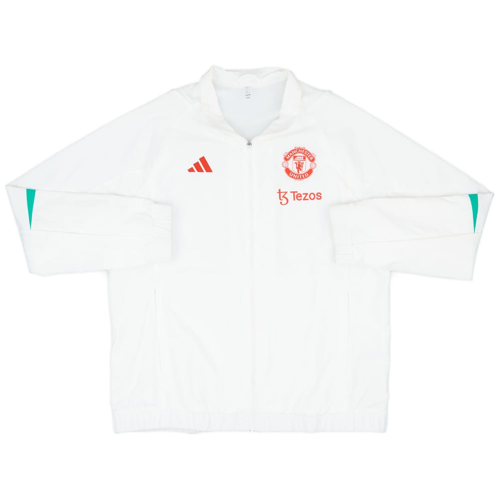 2023-24 Manchester United adidas Track Jacket - 8/10 - (XL)