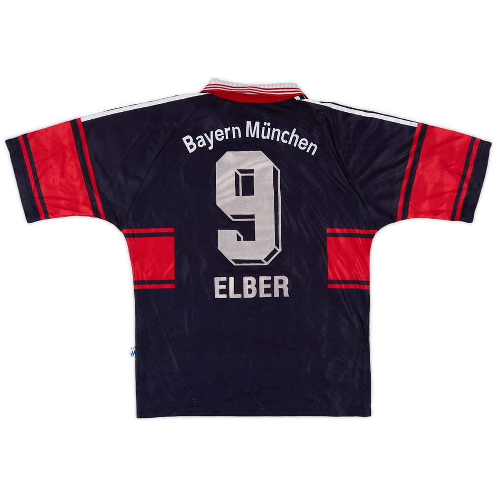 1997-99 Bayern Munich Home Shirt Elber #9 - 5/10 - (M)