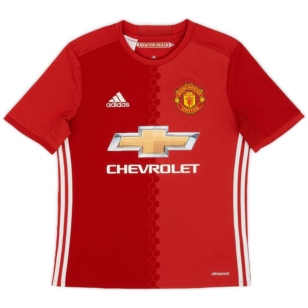 2016-17 Manchester United Home Shirt - 8/10 - (L.Boys)