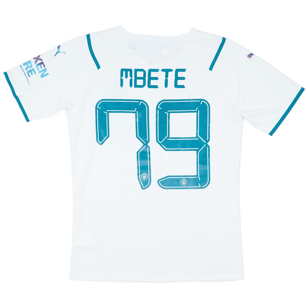 2021-22 Manchester City Match Issue FA Cup Away Shirt Mbete #79