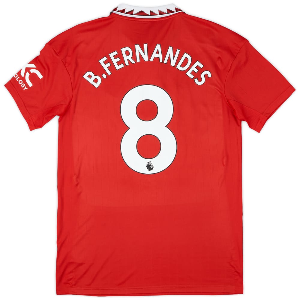 2022-23 Manchester United Home Shirt B.Fernandes #8 - 7/10 - (S)
